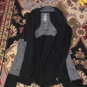 Black zip up sweatshirt
